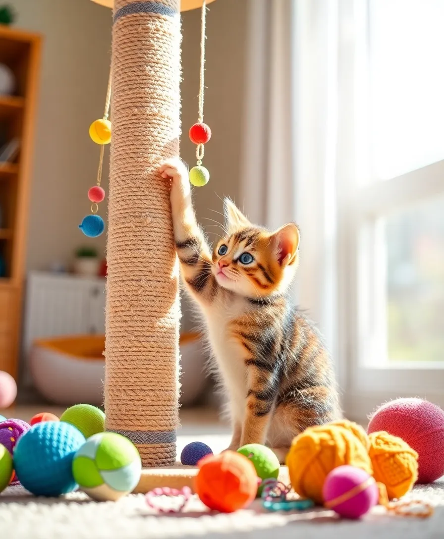 25 Must-Have Cat Toys That Will Keep Your Feline Entertained for Hours (Wait Until You See #9!) - 11. Cat Scratching Posts with Toys